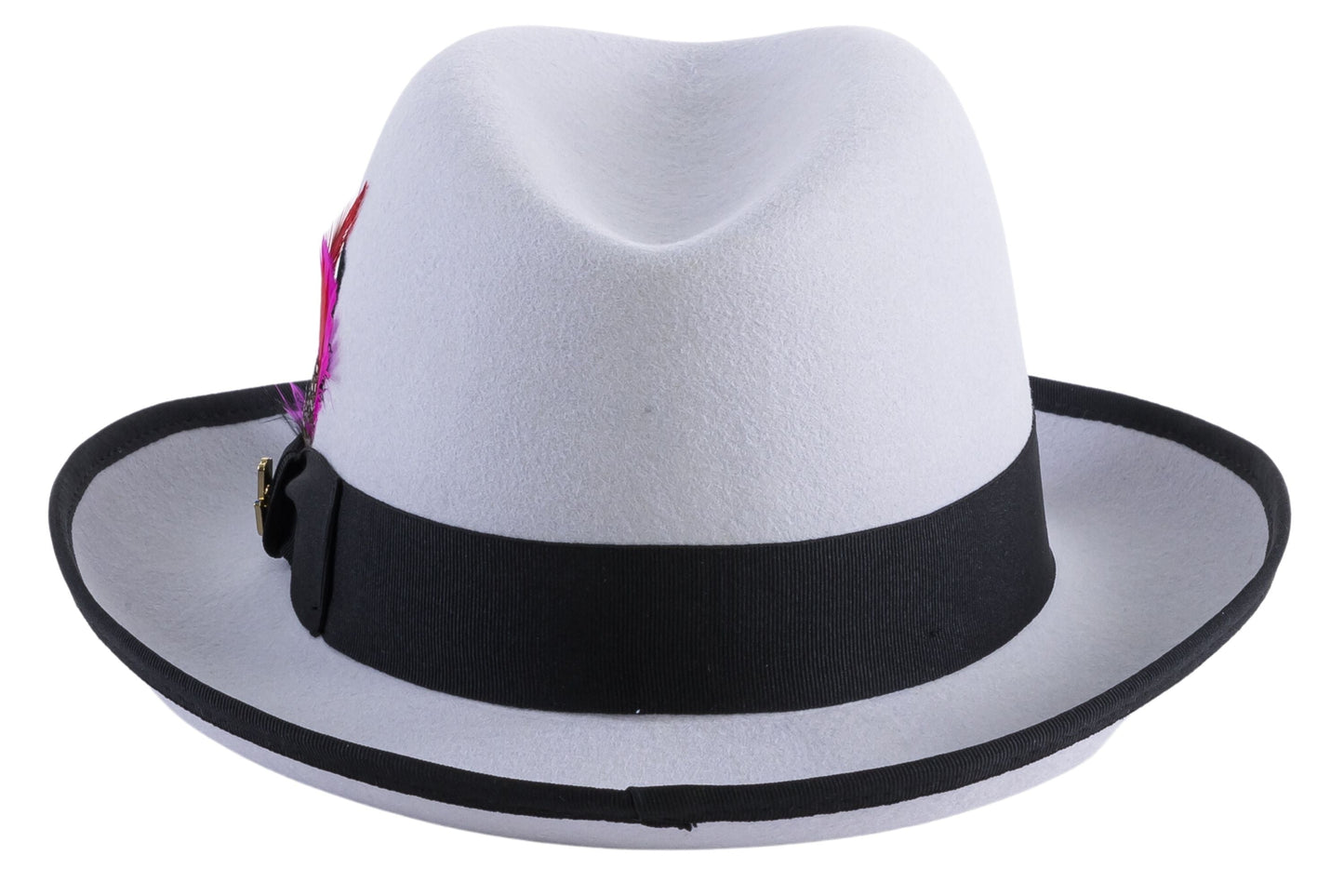 Australian Premium Wool Grey and Black Godfather Hat