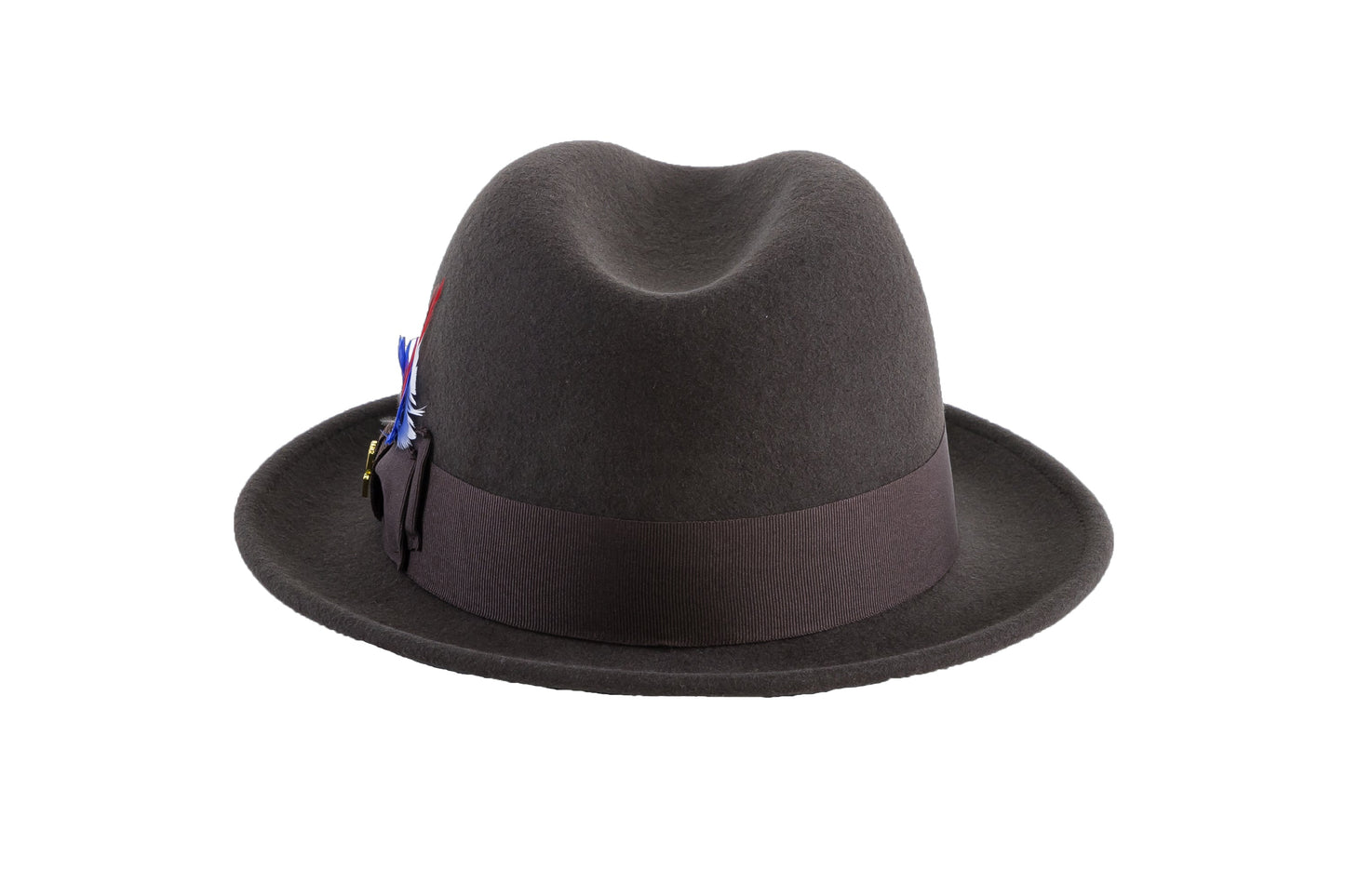 Australian Premium Wool Brown Brooks Fedora Hat