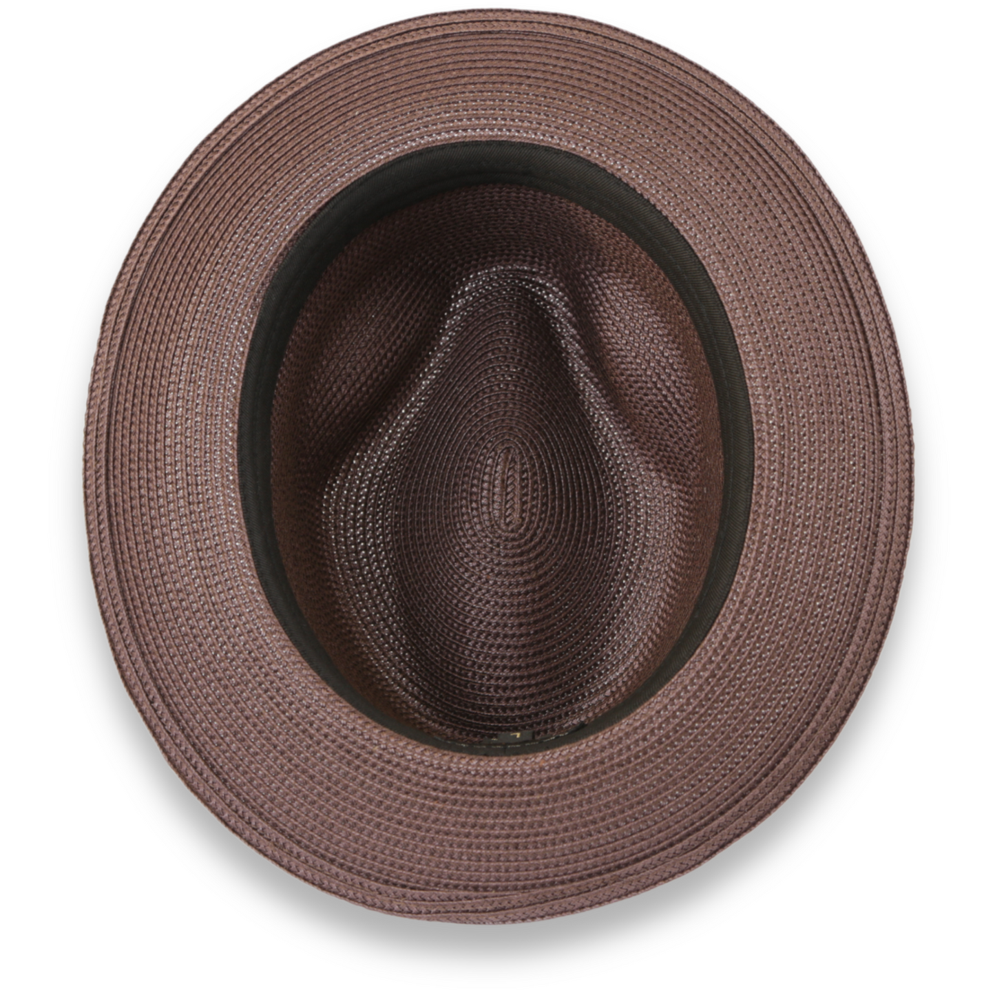Mar Azul Crushable Straw Hat Fedora in Brown